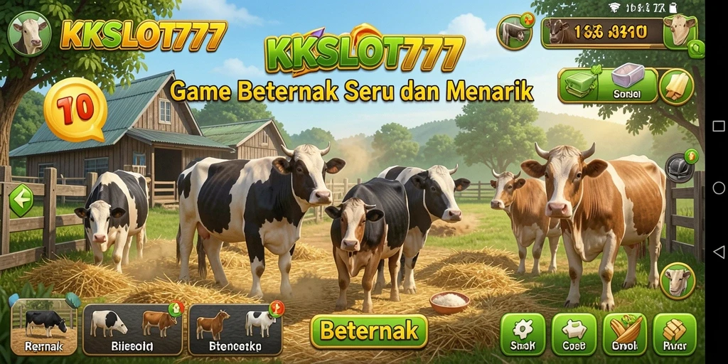 Antarmuka KKSLOT777 yang menawan dengan berbagai fungsi Beternak.