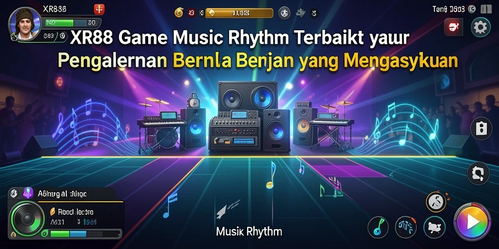 Tampilan antarmuka <strong>XR88</strong> yang penuh warna dan interaktif saat bermain.